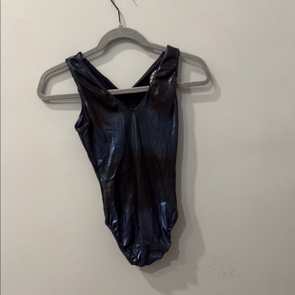 Adidas Black & Navy USA Gymnastics Leotard - Picture 2 of 5